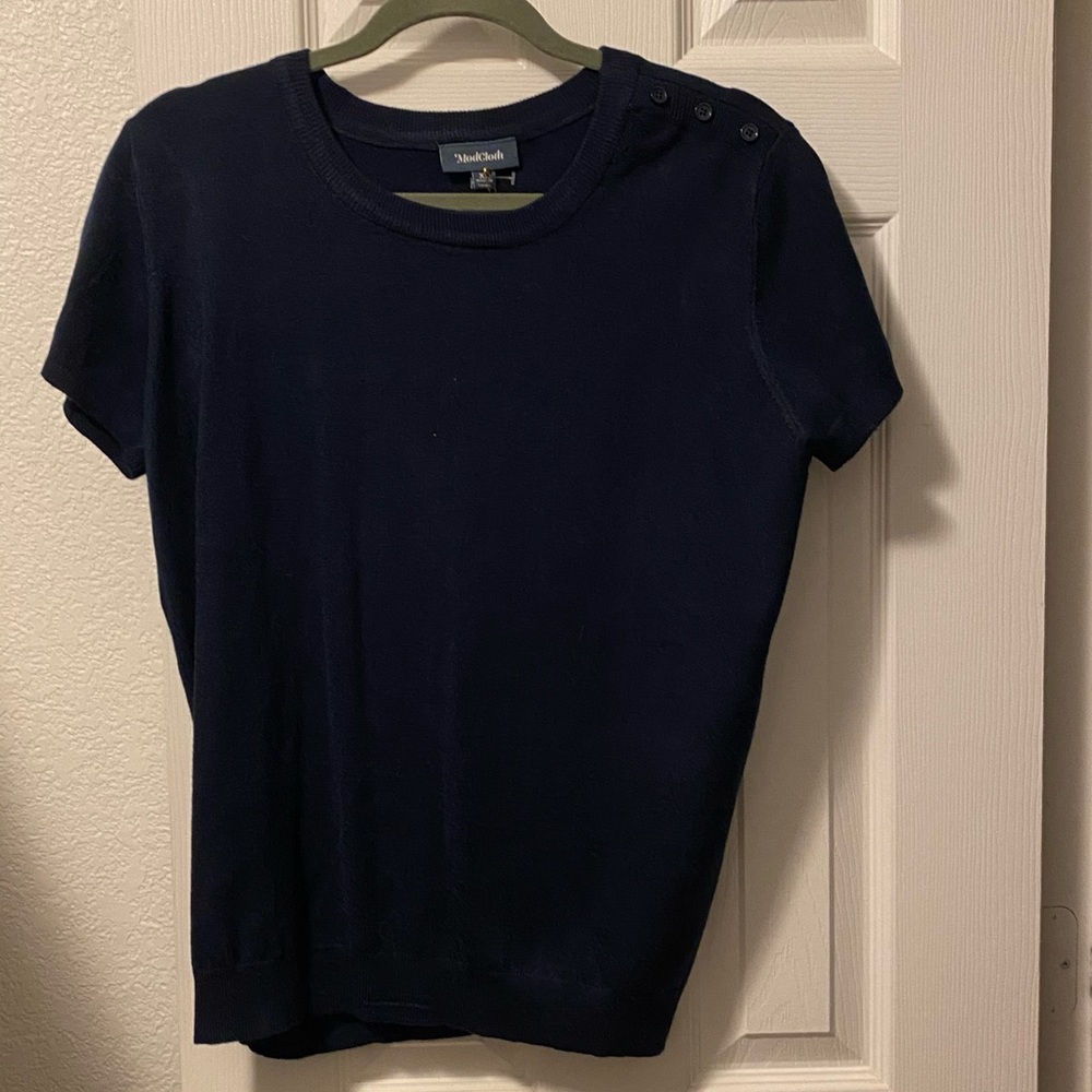 Short Sleeve Sweater Top